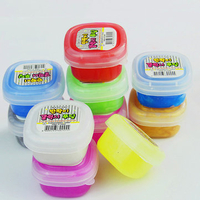 10 Colors Non-toxic Transparent Slime 3D Crystal Clay Squishy Pressure Release Children Educational Toys