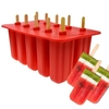 10 Grids Silicone Popsicle Mold Ice Cream Tray Ice Pop Mould With Cover Kitchen Mold Ice Cream Maker