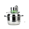 10 Litre Household Stainless Steel Home Alcohol Distiller Brewing Device Spirits Distillation Boiler