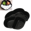 10 Meal Prep Containers Plastic Food Storage 3 Compartment Microwavable Reusable