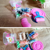 10 Pcs Handmade Rubber Clay Bucket Mud Color Mold Set Children 