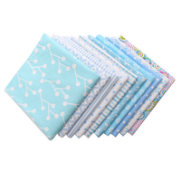 10 Pcs Mult-Size Cotton Fabric Patchwork Batiks Mixed Bundle Sewing Quilting Craft