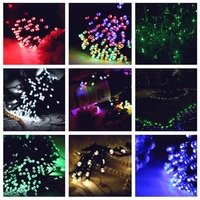100 LED Solar Powered Fairy String Light Garden Party Decor