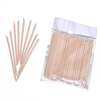 100 Pcs Wood Sticks Nail Art Cuticle Pusher Remover