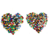 1000Pcs Five-pointed Star Sequins Wedding Birthday Party to Throw Confetti Continental Accessories