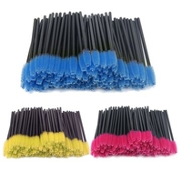 100Pcs Disposable Eyelash Brushes Mascara Applicator Wand Brush Cosmetic Makeup Tool