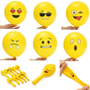 100PCS Emoji Smiley Expression Latex Balloons Wedding Birthday Party Inflatable Toy