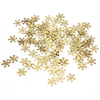 100Pcs Golden Metal DIY Nail Art Snowflake Decoration Stickers