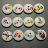 100pcs Mixed Transport Buttons 2 Holes Sewing Scrapbooking Craft DIY