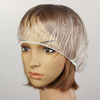 100Pcs Transparent Disposable Spa Salon Beauty Shower Caps Waterproof