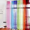 100X200cm Translucent Sheer Tulle Voile Organdy Curtain Door Window Vestibule Room Decor