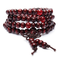 108Pcs Sandalwood Buddha Beads Multilayer Bracelet