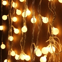 10m Warm White 100LED Ball Fairy String Light For Wedding Party Christmas Home Decor