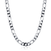 10MM Simple Necklace Silver Plated Unisex Necklace