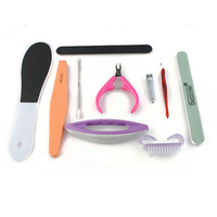 10Pcs Basic Nail Art Tools Set Manicure Spatula Clipper Nipper Tool
