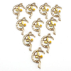 10pcs DIY Pendant Jewelry Alloy Moon Wizard Pendant
