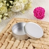 10Pcs Empty Cosmetic Silver Aluminium Pot Jar Tin Lip Gloss Makeup Container Storage 10ml