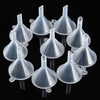 10Pcs Mini Clear Plastic Perfume Liquid Oil Bottle Funnels