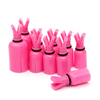 10Pcs Plastic Soak Off UV Gel Polish Remover Wrap Cap Nail Cotton Clip Tool