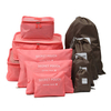 10Pcs Travel Packing Storage Bag Luggage Organizer Trip Journey Storage Container