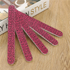 10Pcs/Set Pink Leopard Print Nail File Manicure Tools Polish UV Gel Removal Nails Sanding