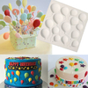 10x10cm Balloons Silicone Fondant Mould Cake Decor Sugar Icing Gum Paste Chocolate Mat