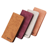 11 Card Slots Card Holder PU Leather Vintage Casual Wallet Vertical Coin Purse For Men