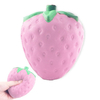 11.5x9.5cm Kawaii Squishy Strawberry Soft KawaiiPhone Keychain Bags Straps Slow Rising