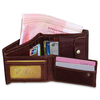 12 Card Slots Genuine Leather Wallet Business Casual Coin Bag Card Holder For Men