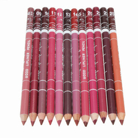 12 Colors 15cm Lip Liner Set Long Lasting Pen Pencil