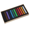 12 Colors Non-toxic Temporary Hair Color Chalk Square Hair Chalk