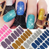 12 Colors Sand Crystal Scrub Nail Art Stickers Decal DIY Manicure Tips