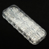 12 Grids Clear Case Silver Nail Art Tips Round Rhinestone Decoration