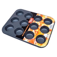 12 Holes Nonstick Metal Muffin Eggs Tart Mold Cupcake Pudding Baking Pan Tray Mold Bakeware