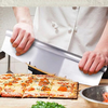 12 Inch Stainless Steel Pizza Cutter Rocker Blade Pizza Waffle Chopper