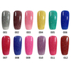 12 Neon Colors Shiny Micro Glitter UV Gel Polish Nail Art Soak Off