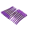 12 Pcs Professional Salon Barber Hairdressing Metal Sectioning Duck Hair Clips Grip Clamp