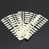 120 Tips 5Pcs Practice Nail Art Polish Display DIY Chart Palette