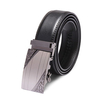 120cm Casual Leather Black Automatic Buckle Men