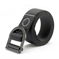 120CM Men Nylon Alloy Buckle Belt Military Tactical Durable Pants Strip Waistband