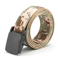 120CM Men Nylon Camouflage Belt Military Tactical Durable Buckle Pants Strip