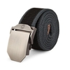 125cm Men Casual Outdoor Canvas Belt Thickening Alloy Buckle Pants Strip