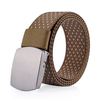 125CM Men Women Nylon Alloy Buckle Belt Outdoor Casual Military Tactical Durable Pants Strips