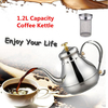1.2L Capacity Coffee Drip Kettles Tea Filter