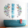 12Pcs 3D Butterfly Wall Sticker 6 Colors Fridge Magnet Bedroom Wall Art Deco Art Decoration Stickers
