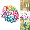 12Pcs DIY Stylish 3D Butterfly Art Sticker Decals Home Wall Room Wedding Party Decorations