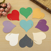 12Pcs Heart Wedding Name Place Cards Wine Glass Laser Cut Pearlescent Card Party Accessories