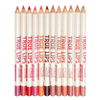 12Pcs Mixing Colors Waterproof Lip Liner Moisturizing Lips Makeup Pencils