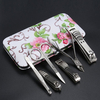 12Pcs Nail Clipper Set Manicure Tools Pusher File Blackhead Extractor Eyebrow Scissors Tweezers