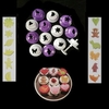 12Pcs/Set 3D Cookies Fondant Cutter Plunger Chocolate Biscuit Mold Embosser Pastry Cake DIY Baking